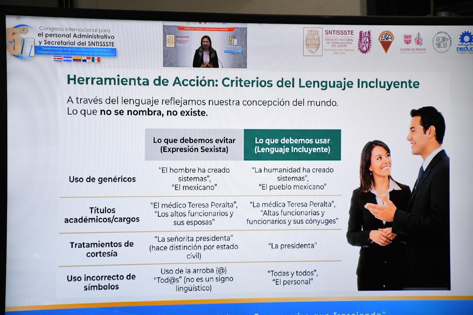 5° Congreso Internacional para Personal Administrativo y Secretarial del SNTISSSTE, Inauguración, Día 2